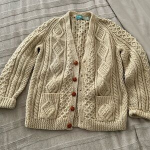 John Molloy Hand Knit Irish Wool Cardigan